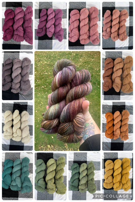 Sweater Weather Sock Sets: Hickory (Preorder)
