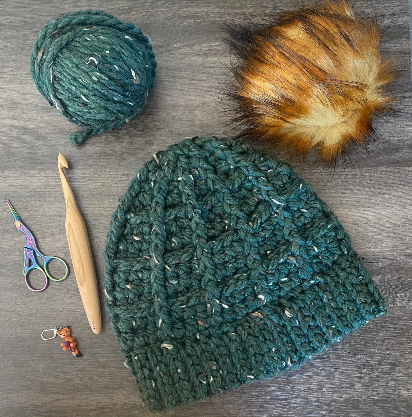 Brick Beanie - Crochet Pattern PDF