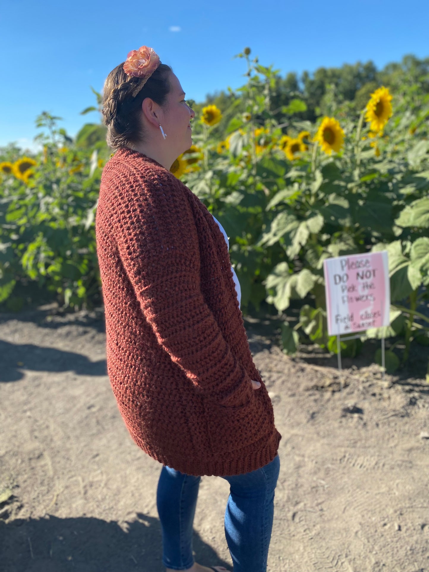 Ginger Spiced Cardigan - PDF Crochet Pattern
