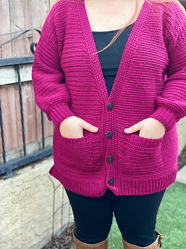 Reina Cardigan - PDF Crochet Pattern