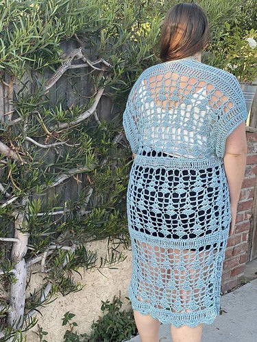 Blooming Shells Cardigan - PDF crochet pattern