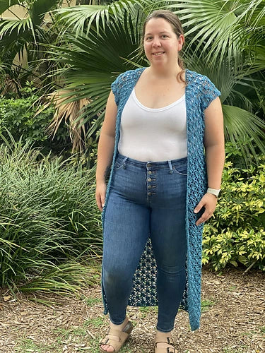 Lotus Blossom Cardigan - PDF crochet pattern