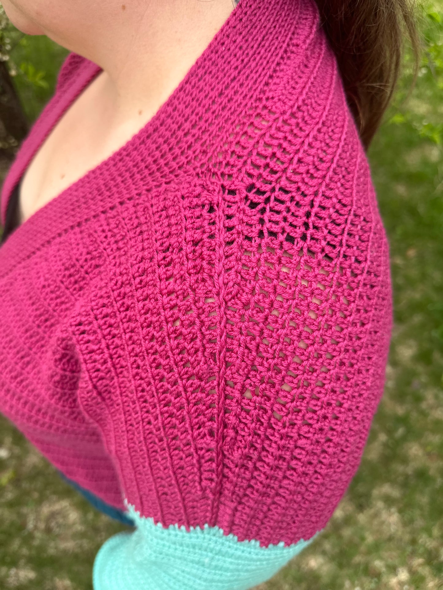 Spring Break Cardigan - PDF crochet pattern
