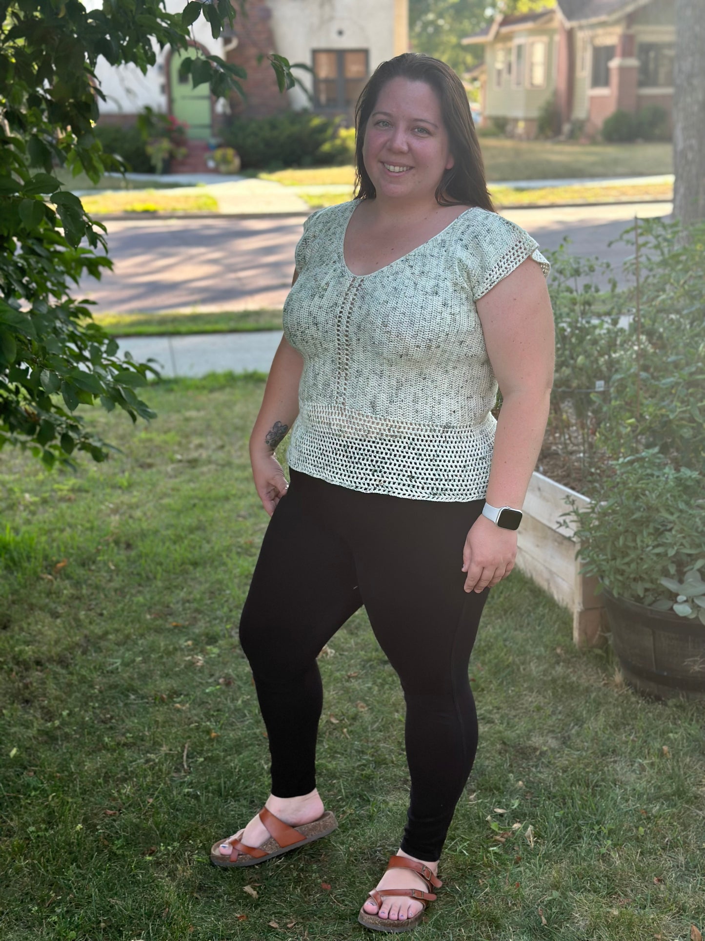 Block Party Tee - PDF crochet pattern